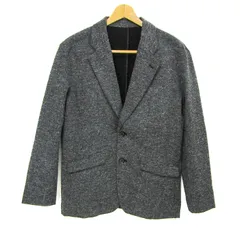 ノーアイディー テーラードジャケット アウター ストレッチ メンズ 3サイズ ダークグレー NO ID. 【中古】