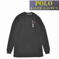 [ラルフローレン] Tシャツ 長袖 ロングTシャツ ロンT メンズ レディース  ブラック