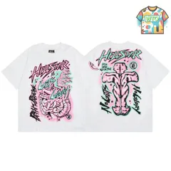 【今日WTO】Hellstar No Guts No Glory ホワイト Tee-XT85