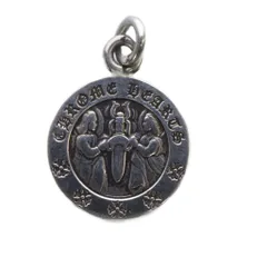 クロムハーツ CHROME HEARTS エンジェル メダル ANGEL MEDAL V2 コイン ネックレストップ ペンダントトップ チャーム 925SV シルバー /YO21のサムネイル