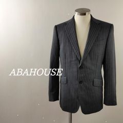 極美品 AOKI ニット テーラードジャケット 麻 リネン AB6 青 ブルー 