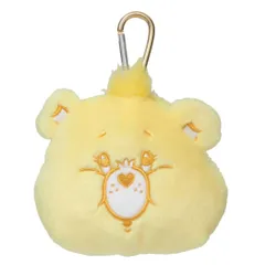 ケアベア ミニポーチ カラビナ付きぬいぐるみファスナーポーチ バースデーベア CareBears ティーズファクトリー 小物入れ キャラクター グッズ 