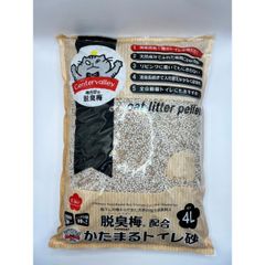 脱臭梅配合 かたまるトイレ砂 4L（猫砂）