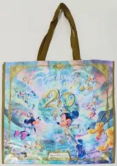 【中古】雑貨 集合 ショッピングバッグ(中/フチ黄色) 「東京ディズニーシー20周年 タイム・トゥ・シャイン!」 東京ディズニーシー限定