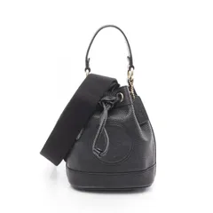 コーチ COACH ハンドバッグ デンプシー ドローストリング バケットバッグ 15 C5269 ブラック レザー 2wayショルダー レディース Used A