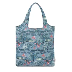 キャスキッドソン Cath Kidston エコバック FOLDAWAY SHOPPER 905206 105246116201102 折りたたみ式 ショッピングバッグ トートバッグ BLUE / BOTANICAL GARDEN ブルー系マルチ