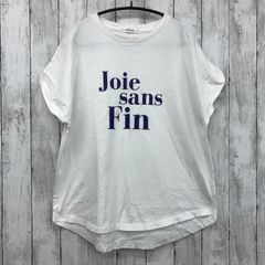 ☆ CHAN ME ☆ チャンミ  光沢ラバープリントTシャツ ホワイト Lサイズ