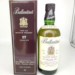 バランタイン 17年 旧ボトル 青青紋章 推定80年後半～90年後半 スコッチ ブレンデッド 750ml 43% Ballantines ウイスキー 古酒 洋酒 未開栓