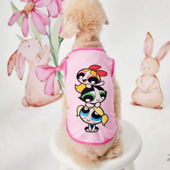 ☆輸入☆ペット用　犬　洋服　パワーパフガールズ (大型犬サイズあり)　powerpuff girls ピンク
