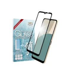 シズカウィル AQUOS wish4 用 ガラスフィルム 強化ガラス 全面保護 保護フィルム フィルム SH-52E 用 液晶保護フィルム 黒縁 1枚入り