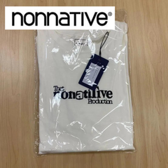 ☆新品未使用☆定価円11,880円 　nonnative　DWELLER L/S TEE "TNP 3"　ノンネイティブ　メンズ　レディース　 おしゃれ　シャツ　tシャツ　シャツ　長袖シャツ　ブランド ホワイト　岩田剛典　EXILE エグザイル　藤井隆行