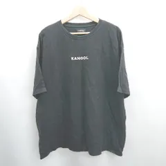 ◇ ⊂ WEGO ×KANGOL 半袖 Tシャツ サイズL ブラック メンズ E  【1505290042932】