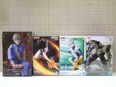 HUNTER×HUNTER VIBRATION STARS ゴン Memorable Saga キルア ぬーどるストッパー シャルナーク 幽遊白書 戸愚呂 100% フィギュア 未開封品 4点