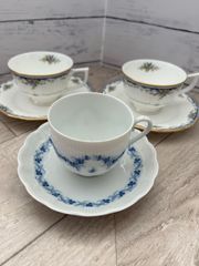 ノリタケ ダイヤモンドコレクション カップ＆ソーサー 3客セット ユリ 