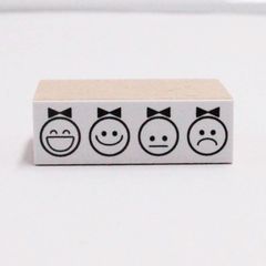 手帳はんこ　きょうのきぶん　おんなのこ