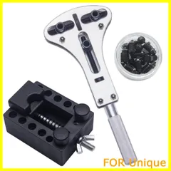 【在庫処分】JCW 時計工具 三点支持オープナー+固定台座セット 大型腕時計対応 裏蓋外し スクリューバックオープナー 電池交換などにのサムネイル