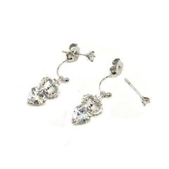 ピアス ミニクラウンハート シルバー　10769p-a1001-si
