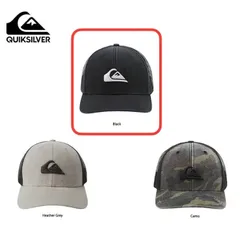 送料無料！新品 　Quiksilver クイックシルバー キャップ黒　ワンサイズ