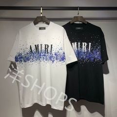 新品 Amiri アミリ  T-Shirt  Cotton 半袖 男女兼用 Tシャツ#08