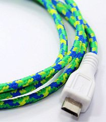 Micro USB 編み込みケーブル 91cm Eastern Collective（Galactic）アンドロイドスマートフォン、タブレットPC対応 充電・データ転送等用ケーブル