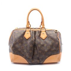 ルイ・ヴィトン LOUIS VUITTON ハンドバッグ スティーヴン モノグラム M40118 PVCコーティングキャンバス レザー スティーブン レディース Used B