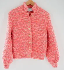 CHANEL/シャネル ジャケット ツイード ピンク サイズ36 P73947V65556のサムネイル