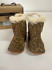 【新品未使用】 UGG 1001781 アグ カシー レオパード ムートンブーツ  キッズ ベビー 出産祝い プレゼント ギフト I CASSIE LEOPARD CELP 2/3