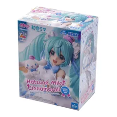 未開封品 SEGA 初音ミク×シナモロール 「初音ミクシリーズ」 Luminasta“初音ミク×シナモロール”ホワイトドレスVer. 中古 a1