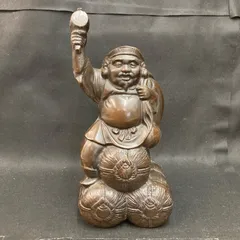 大黒天と布袋さま Amazon｜布袋様 大黒天 七福神 置物 グレージング 布袋さん