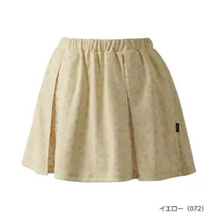 【新品】prince（プリンス）レディース テニス スカート 吸水速乾・UPF50＋・制電 ライトスムース 素材 テニスウエアー　イエロー　WS5311-072
