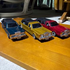 キャデラックリムジン　ミニカー　3点セット