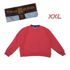 90s 台湾製TOMMY HILFIGER古着メンズスウェットトレーナーXXL HH0514