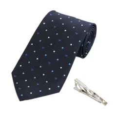 【人気商品】タイピン ネクタイ ネクタイ プレゼント DN902516-2紺青 ネクタイ＆タイバーセット ミッキーマウス [ディズニー]