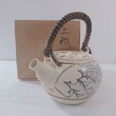 陶芸家 作家物 作者不明 壺屋焼 やちむん 魚文 土瓶 急須 金城次郎