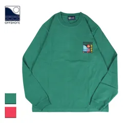 【新品】 OFFSHORE オフショア DST SPORTSLOGO L/S メンズ/レディース グリーン/レッド S-XL OS22-2DS-004のサムネイル
