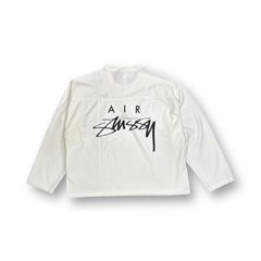 新品 STUSSY × NIKE DRI FIT MESH JERSEY ロングスリーブ