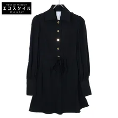 新品未使用　PATOU パトゥ　シャツ　ワンピース　34 QRコード確認済】PATOU パトゥ Tシャツワンピース フレア