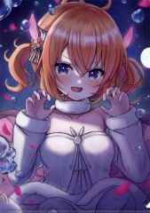 [중고] 동인 액세서리 소품 계 [주문은 토끼입니까?] A4 클리어 파일 코코아 (사쿠라 우메) C99 / 사쿠라비보다