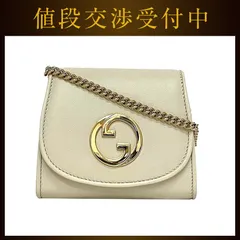 グッチ ショルダーバッグ クリーム ホワイト ブロンディ 725219 美品