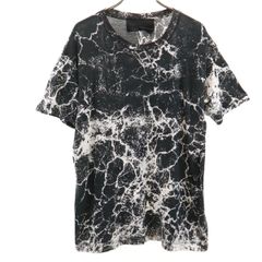 LAD MUSICIANフェザー柄 総柄 Tシャツ ブラック - メルカリ