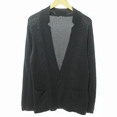 カルバンクライン CALVIN KLEIN カーディガン コットン ニット 長袖 ネイビー 紺 L 0712 ■GY09のサムネイル