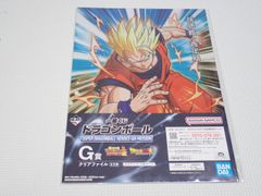 드래곤 볼 이치 반 쿠지 G상 클리어 파일 손오공 (초사이어인) & 피콜로 SUPER DRAGONBALL HEROES 4th MISSION 신품 미개봉