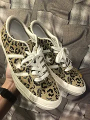 CONVERSE コンバース スニーカー STAR&BARS LEOPARDSUEDE スター