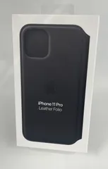 Apple純正 iPhone 11 Pro レザーフォリオ・ブラック　手帳型ケース*1398