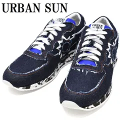 アーバンサン URBAN SUN ANDRE 221 アンドレ スニーカー 靴 シューズ ランニングモデル ローカット メンズ 39 40 41 42 43 デニム ブルーのサムネイル