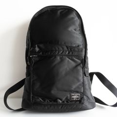 【極美品】PORTER 【タンカー リュック】ポーター ブラック バックパック デイパック TANKER BAG ナイロン 25070293