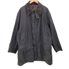 バブアー Barbour 90S 英国製 3ワラント BORDER JACKET ボーダー オイルドジャケット  93年製 メンズ  C44/112cmのサムネイル