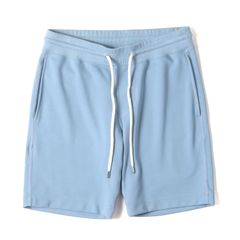 AKM エイケイエム パンツ サイズ:S / ストレッチ ポリレーヨン ジャージー ショート パンツ (P294 PER015) / サックスブルー / 日本製 / ボトムス ショーツ【メンズ】【中古】