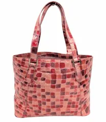 コッコフィオーレ トートバッグ ハンドバッグ ピンク COCCO FIORE パテントレザー レディース 