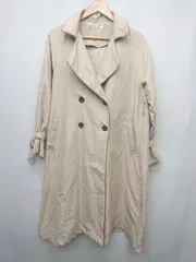 ◇ OLIVE des OLIVE オリーブ デ オリーブ シンプル ロング 通勤 OL 長袖 トレンチコート サイズM ベージュ レディース P  【1403110006006】